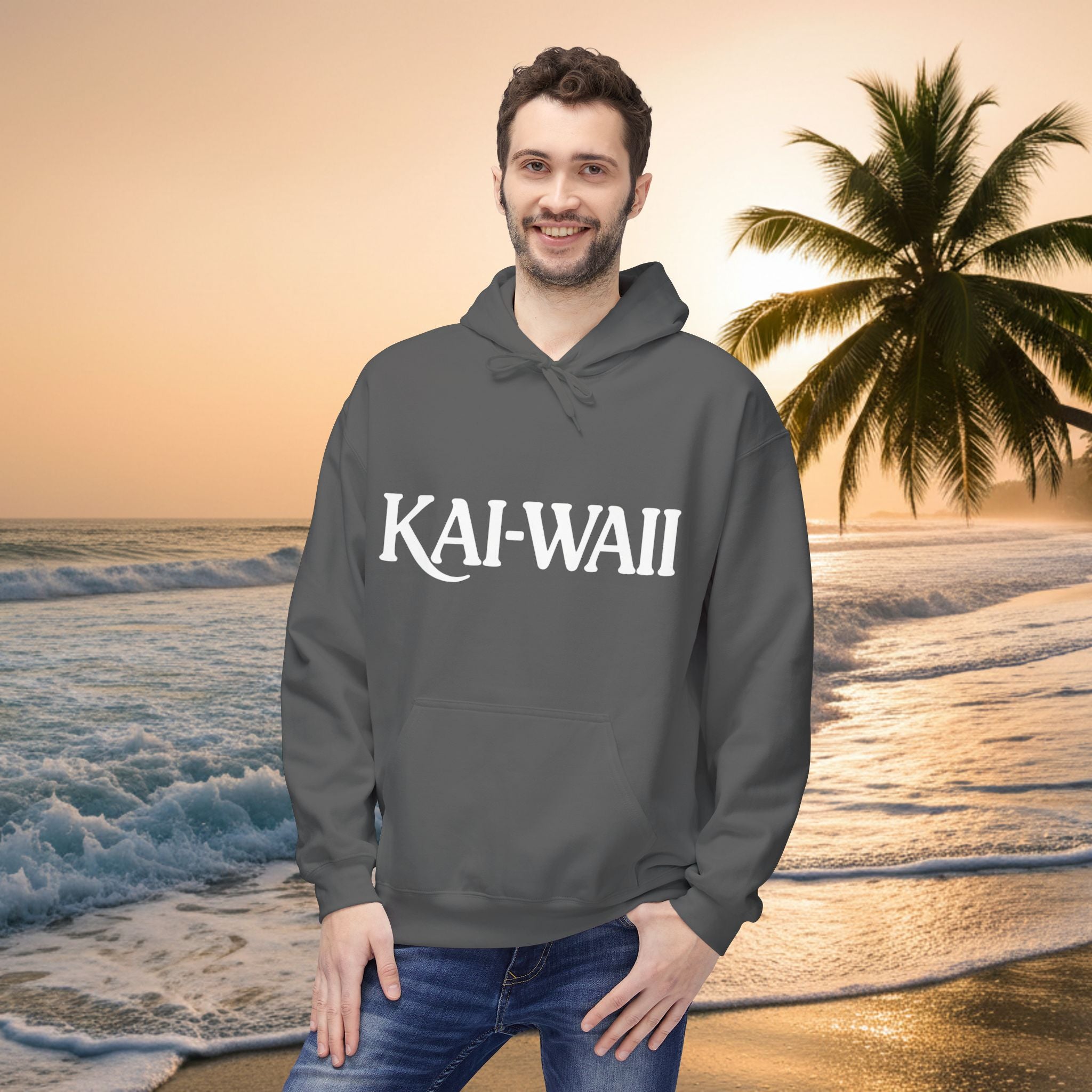 KAI-WAII Ocean Escape Hoodie — Graphic Pullover