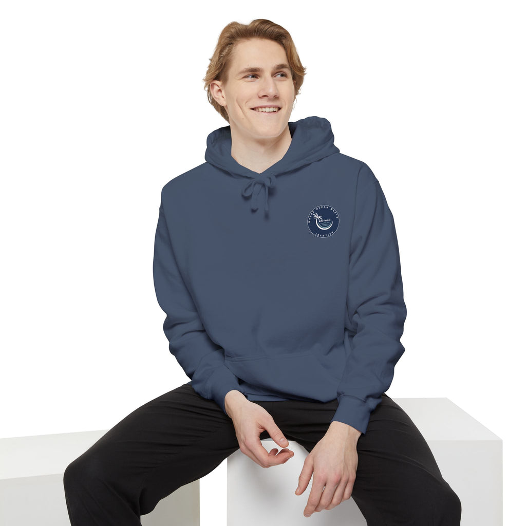 Hoodie - "Keep Calm and Let Jesus Take the Wheel" Nautical Graphic Hoodie