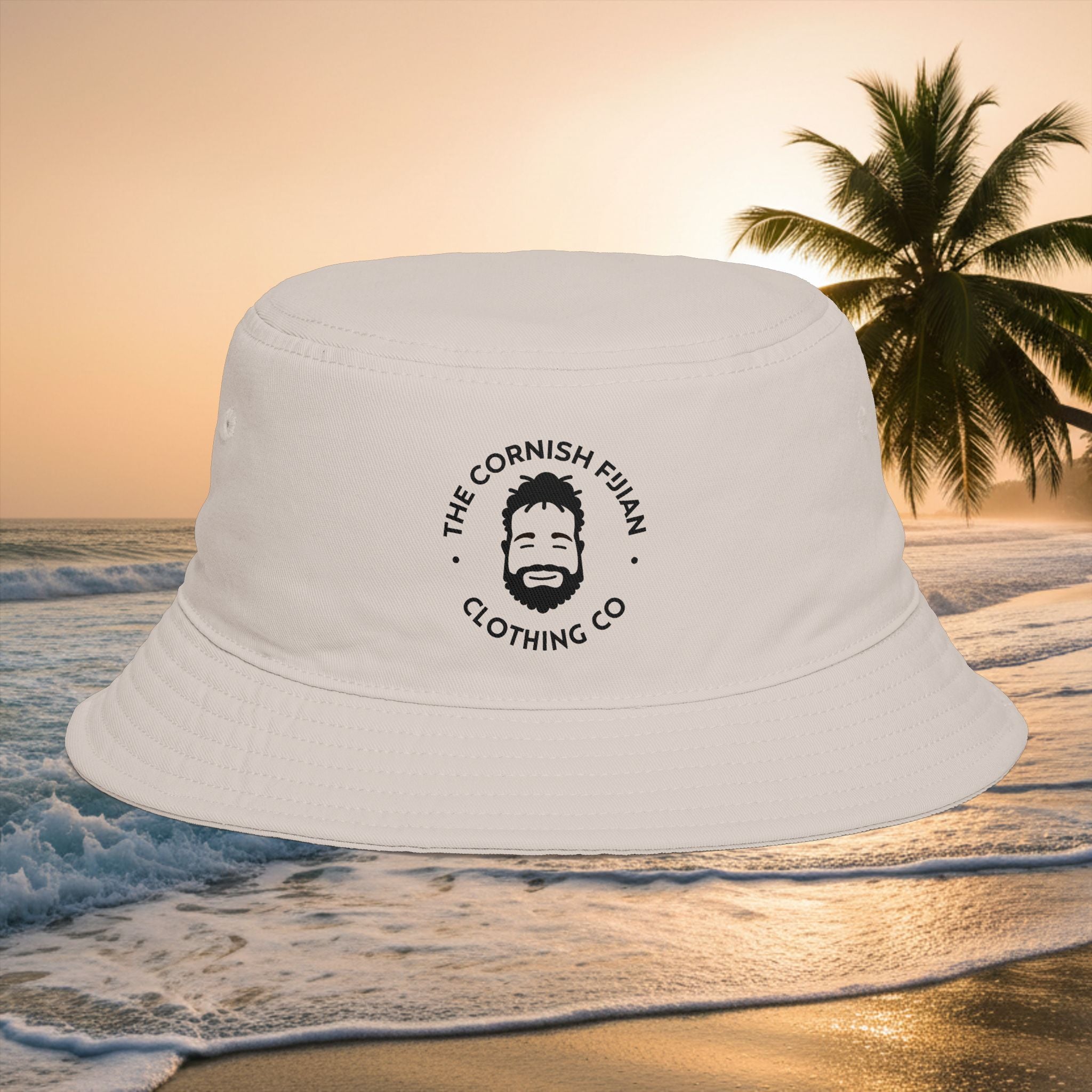 'The Cornish Fijian' Clothing Co. Embroidered Bucket Hat (Adult)
