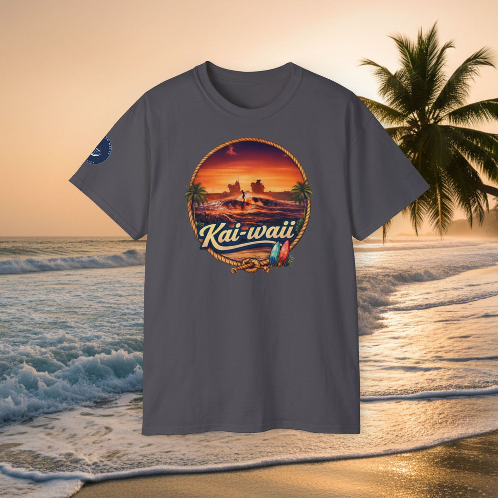 Kai-waii Sunset Surf T-Shirt