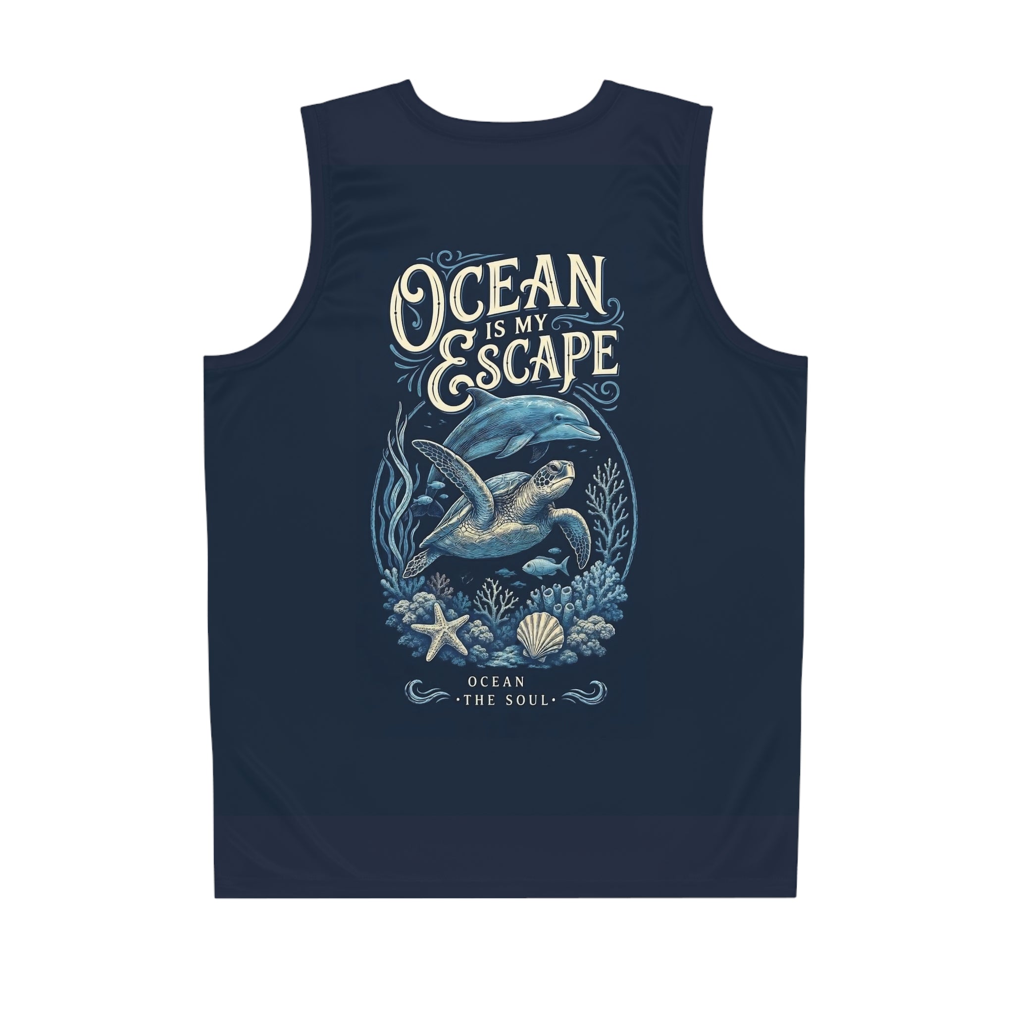 Kai-Waii Navy Basketball Jersey