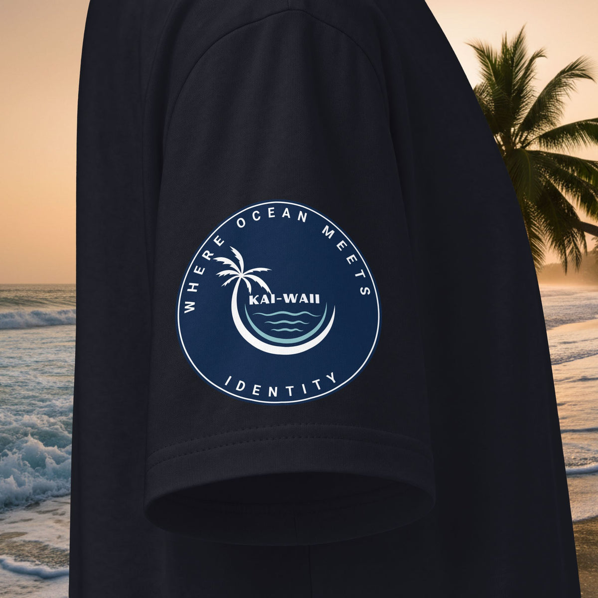 Ocean Escape T-Shirt — "KAI-WAII" Whale Graphic Premium Beach Tee