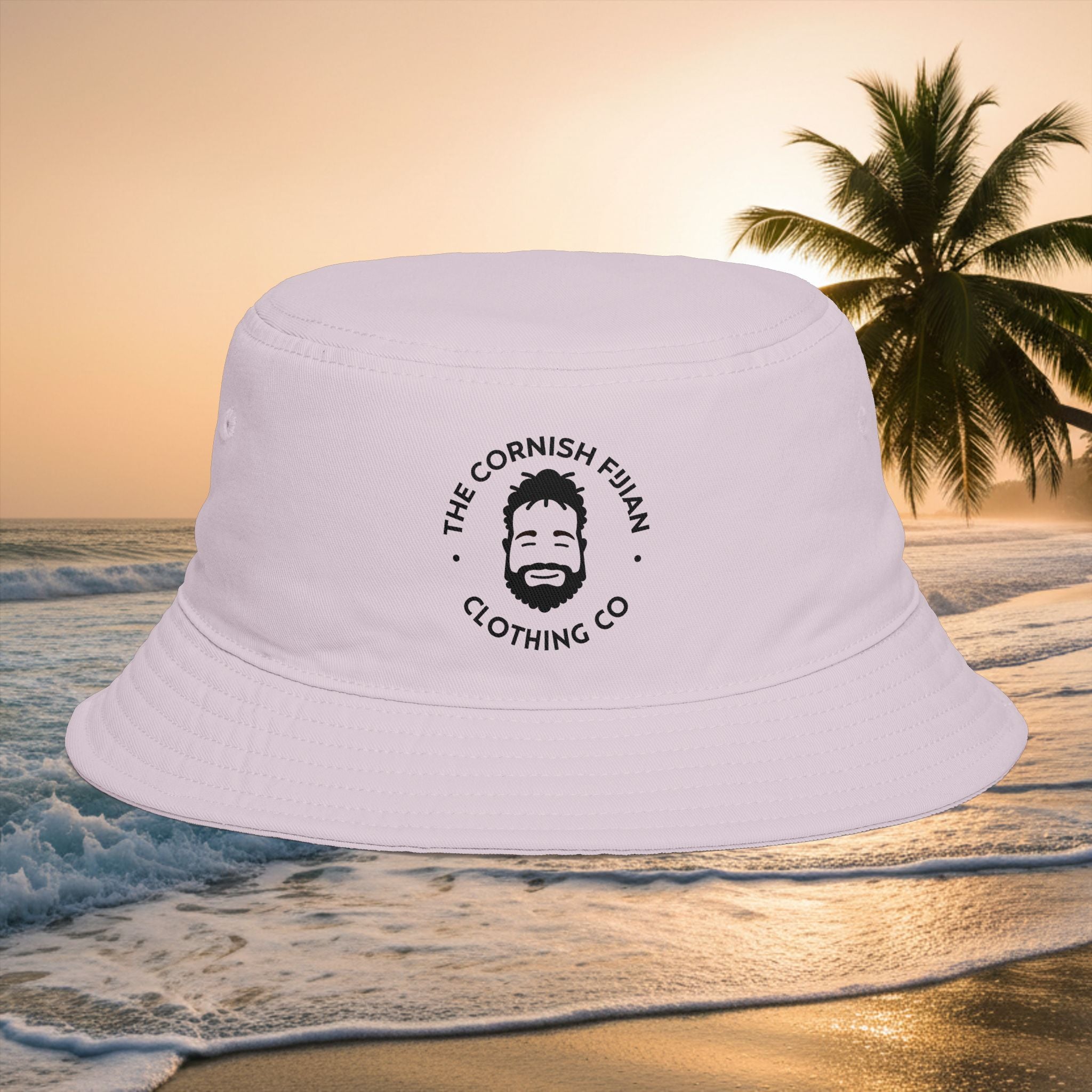 'The Cornish Fijian' Clothing Co. Embroidered Bucket Hat (Adult)