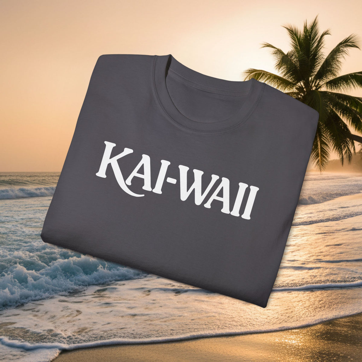 KAI-WAII Sunset Surf T-Shirt