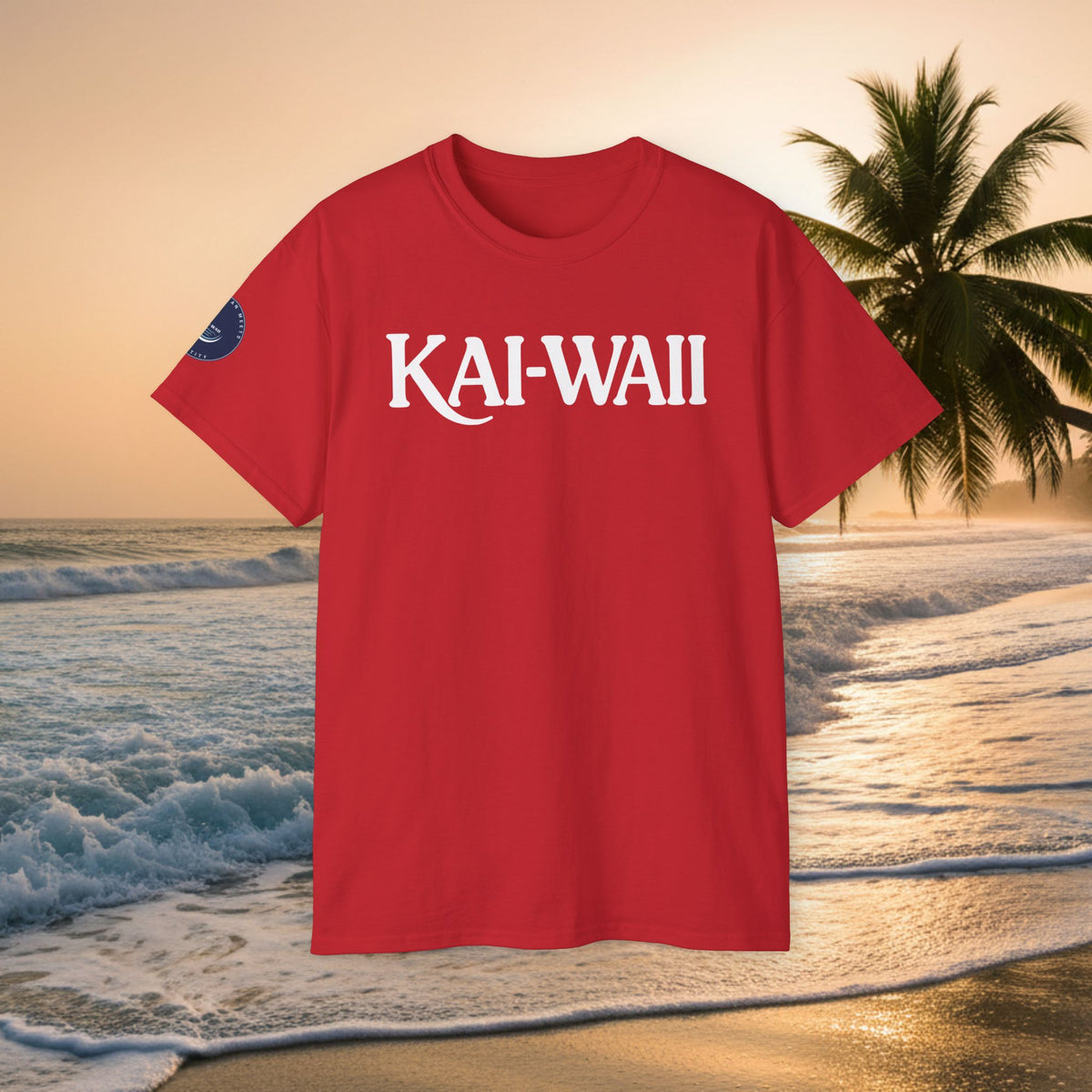 KAI-WAII Sunset Surf T-Shirt