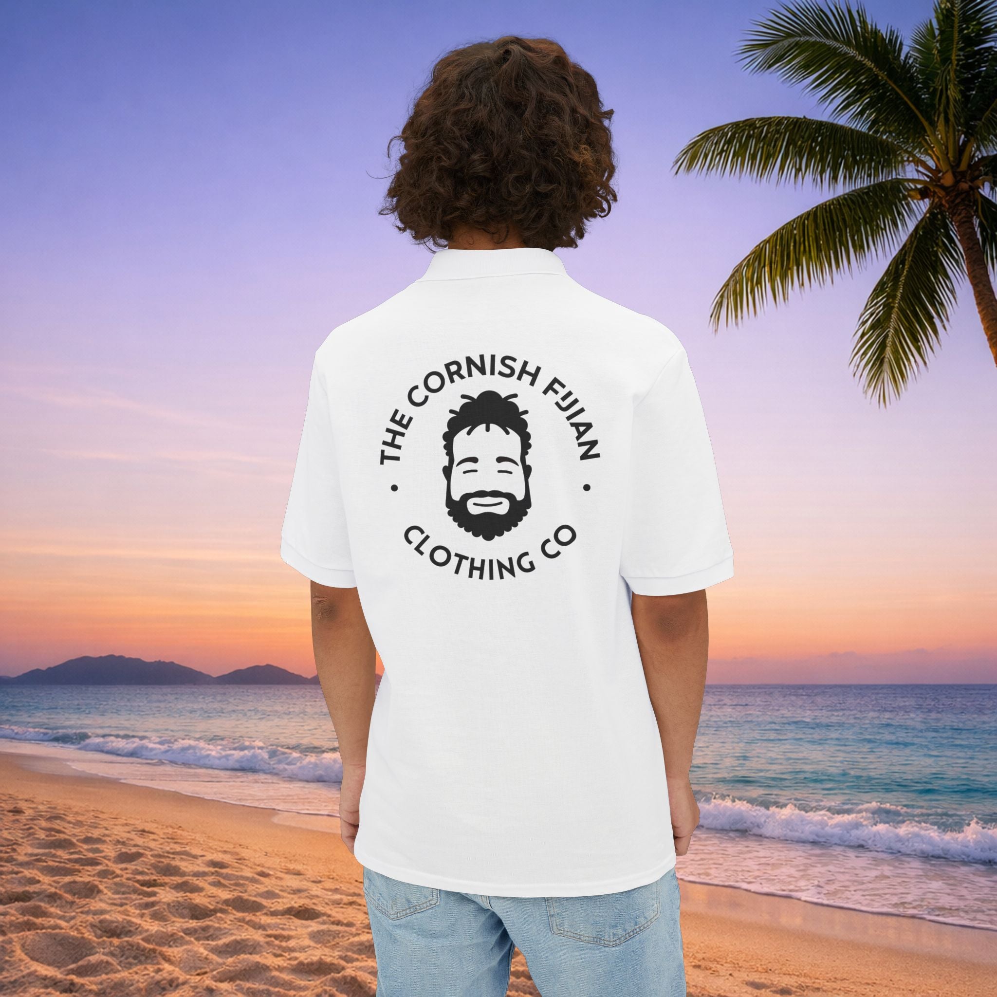 'The Cornish Fijian' - Men's Pique Polo