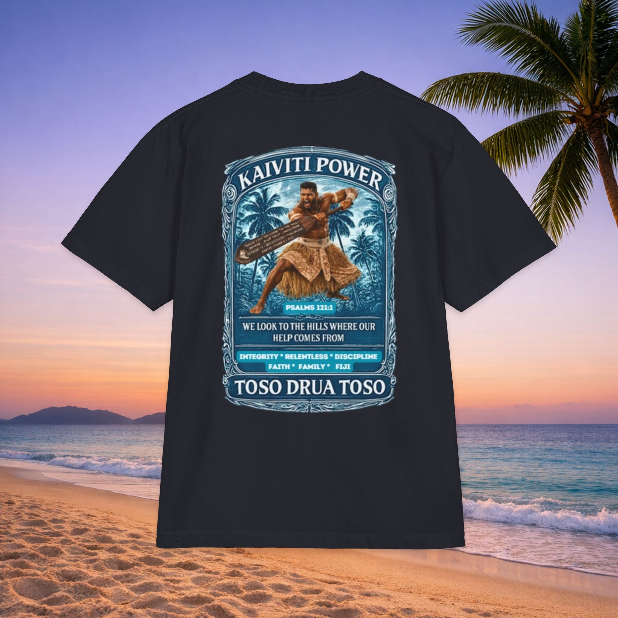 Kaiviti Power Toso Drua Toso - Premium Quality T-Shirt